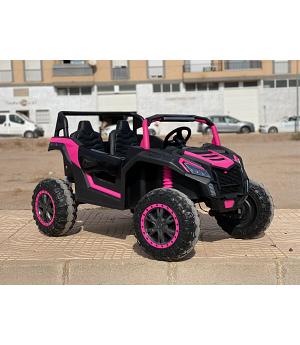 OFERTACA Coche a batería Buggy Strong A032 24v X 2MOTORES, rosa-PINK  INDA69-A032PINK